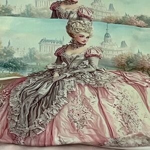 Vintage Style Pink and Gray Decorative Pillow cases   Size 20x11